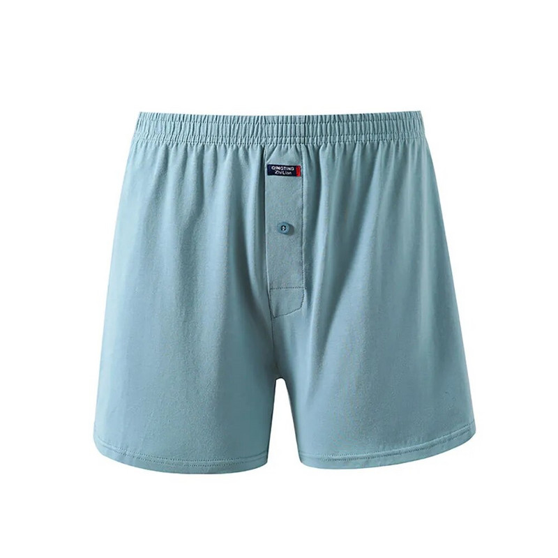 Pidžama hlače od 100% pamuka 4XL Široke udobne bokserice i gaćice Prozračne donji dio međunožja na kopčanje Muške gaćice Donje rublje za spavanje