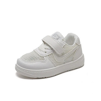 Παιδικά καλοκαιρινά αθλητικά παπούτσια που αναπνέουν Παιδικά παπούτσια Casual Mesh Μικρά λευκά παπούτσια Βρεφικά αγόρια Κορίτσια Μόδα Λευκά παπούτσια για τρέξιμο