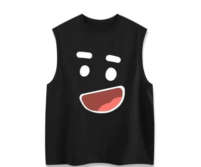 Alherff vīriešu 100% tīras kokvilnas naktskrekls, smaidošs, mētelis, jauks un ērts vasaras ikdienas pidžamas