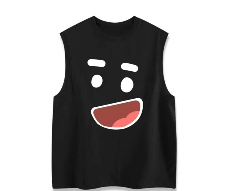 Alherff vīriešu 100% tīras kokvilnas naktskrekls, smaidošs, mētelis, jauks un ērts vasaras ikdienas pidžamas