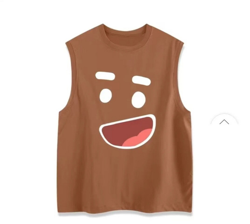 Alherff vīriešu 100% tīras kokvilnas naktskrekls, smaidošs, mētelis, jauks un ērts vasaras ikdienas pidžamas