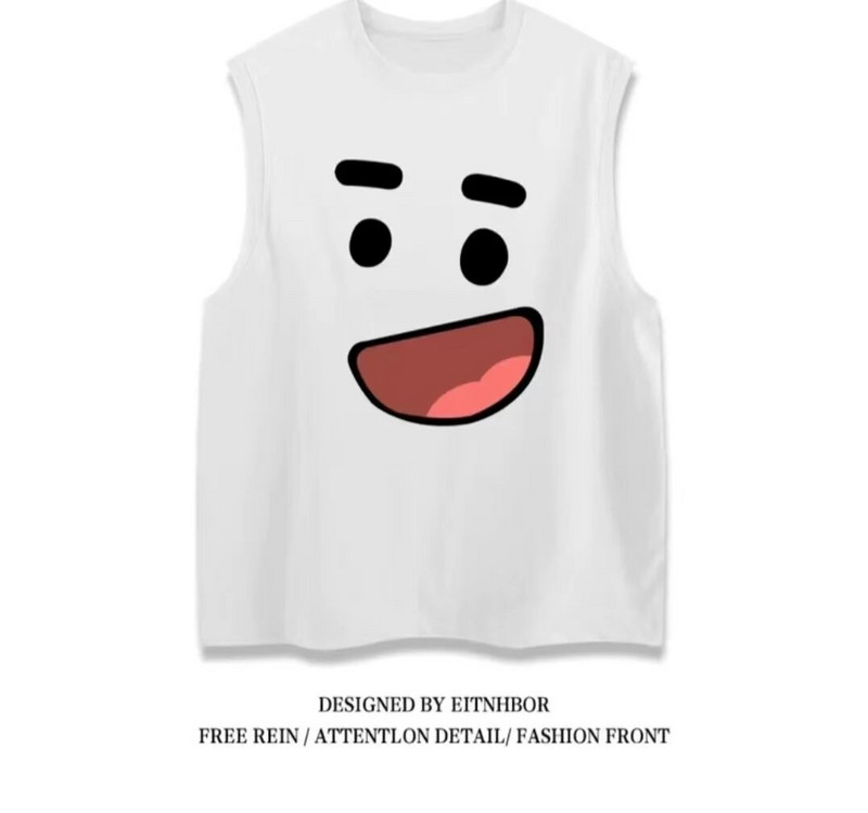 Alherff vīriešu 100% tīras kokvilnas naktskrekls, smaidošs, mētelis, jauks un ērts vasaras ikdienas pidžamas