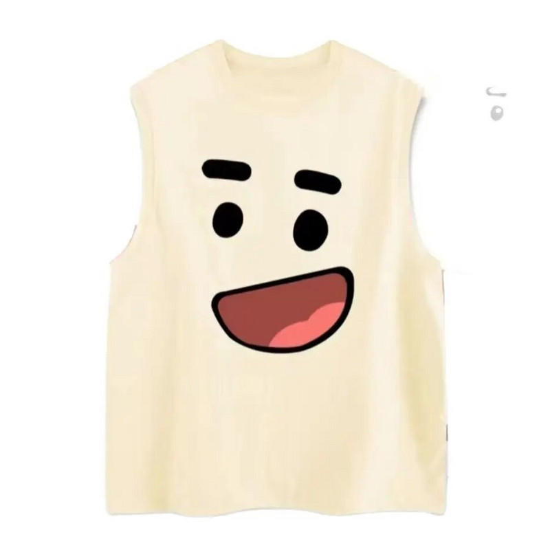 Alherff vīriešu 100% tīras kokvilnas naktskrekls, smaidošs, mētelis, jauks un ērts vasaras ikdienas pidžamas