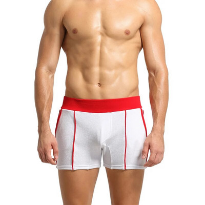 SEOBEAN Muške pidžame Kratke hlače Home&Sleep Bokserice Mekana tkanina za ručnike Seksi donji dio pidžame Kratke hlače Modna dnevna odjeća za spavanje