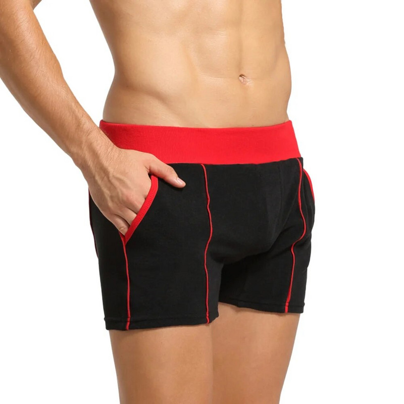 SEOBEAN Muške pidžame Kratke hlače Home&Sleep Bokserice Mekana tkanina za ručnike Seksi donji dio pidžame Kratke hlače Modna dnevna odjeća za spavanje