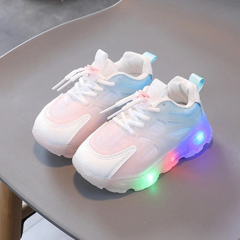 Zapatillas Kid LED Light Ежедневни обувки 2023 Летни нови обувки за тенис на платформа Спортни обувки Обувки за бягане KidShoe Boy/girl Shoe Sapato