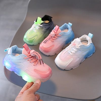 Zapatillas Kid LED Light Casual Παπούτσια Καλοκαίρι 2023 Νέα Πλατφόρμα Αθλητικά παπούτσια τένις Παπούτσια για τρέξιμο KidShoe Παπούτσια για αγόρι/κορίτσι Sapato