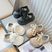 Nove jesenske ravne tenisice 2023. Cipele za dječake Cipele za hodanje s mekim dnom za djevojčice Cipele s platformom Cipele za slobodno vrijeme Dječje cipele od PU kože G10141