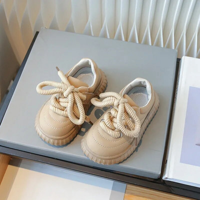 Nove jesenske ravne tenisice 2023. Cipele za dječake Cipele za hodanje s mekim dnom za djevojčice Cipele s platformom Cipele za slobodno vrijeme Dječje cipele od PU kože G10141