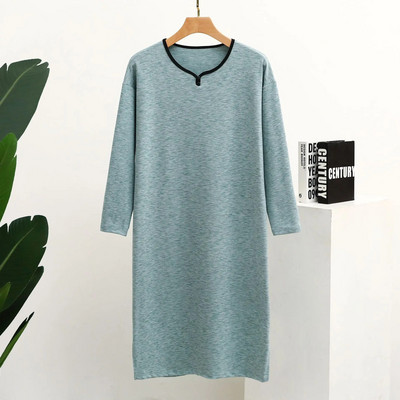 Őszi és téli színes vastagított gombos gallér hosszú ujjú molett egyrészes pizsama otthoni szabadidő fürdőköpeny hálóing