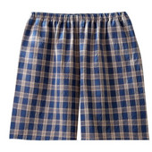 100 KG nove ljetne muške kratke hlače od 100% pamučne tkanine, tanke, prozračne, veće veličine, jednostavne rešetkaste kućne hlače, pidžame, hlače za spavanje