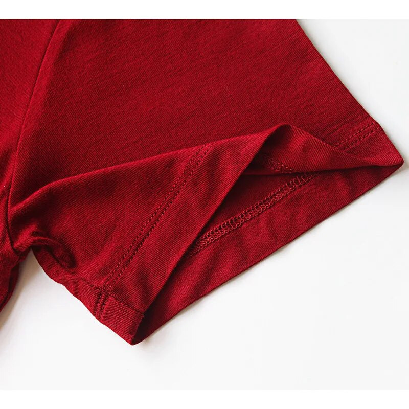 Nova ljetna muška modalna majica kratkih rukava s V-izrezom i kratkim rukavima, tanka ležerna jednobojna majica s kratkim rukavima za proljeće i jesen, široke majice za spavanje