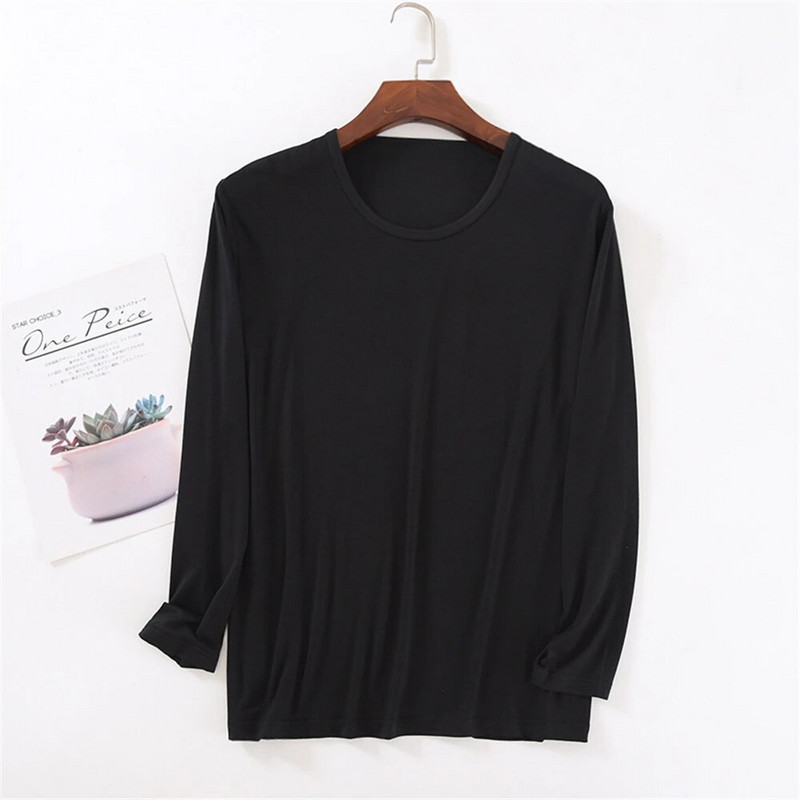 2023 Modalne muške pidžame s donjim dijelom Proljeće Jesen Gornji dijelovi salonke Ljetne tanke pidžame s dugim rukavima i okruglim izrezom