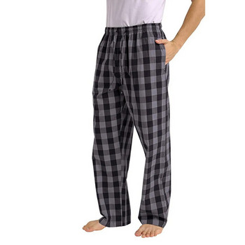 Ανδρικό παντελόνι μόδας Casual καρό Loose Sport καρό παντελόνι πιτζάμα Ανδρικό παντελόνι προπόνησης με τσέπες pantalones hombre