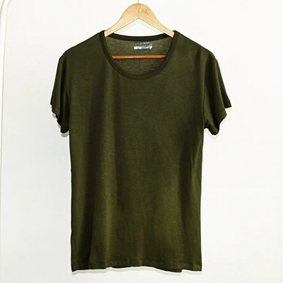 Muška majica za spavanje za ljeto Modal Pulover kratkih rukava s okruglim izrezom Donje rublje Široka jednobojna majica s kratkim rukavima Muške majice za spavanje