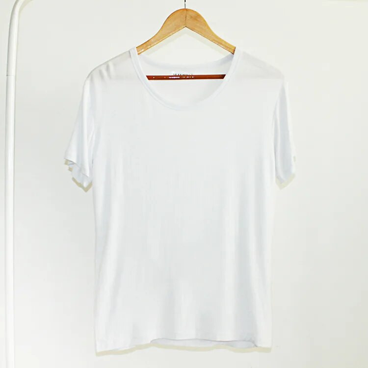 Muška majica za spavanje za ljeto Modal Pulover kratkih rukava s okruglim izrezom Donje rublje Široka jednobojna majica s kratkim rukavima Muške majice za spavanje