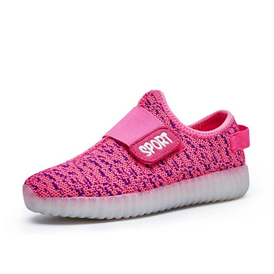 UncleJerry Dječje ljetne cipele Prozračne svjetleće tenisice Dječja ležerna obuća Dječje svjetleće cipele za djevojčice i dječake koje se plaćaju