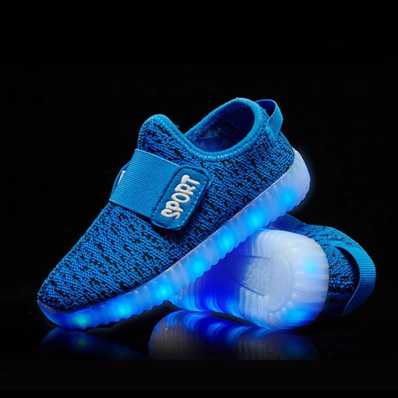 UncleJerry Dječje ljetne cipele Prozračne svjetleće tenisice Dječja ležerna obuća Dječje svjetleće cipele za djevojčice i dječake koje se plaćaju