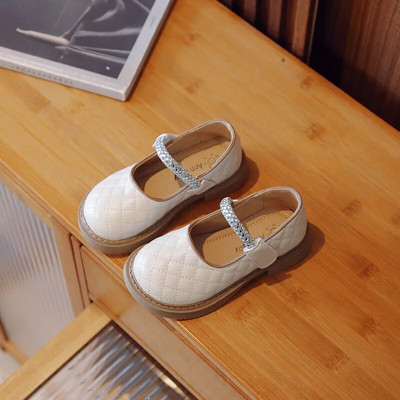 Kožne cipele za djevojčice, modne remenčiće, dječje školske cipele za princeze, crne, debele potplate, dječje Mary Janes, svestrane