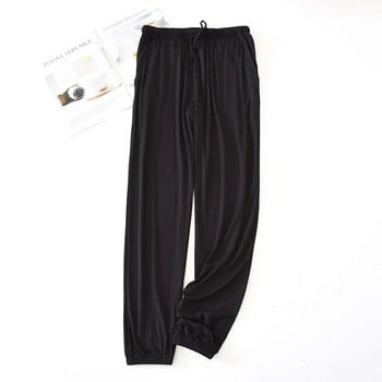Японски нови пролетни и есенни мъжки пижами мъжки модални домашни панталони заужени панталони еластични свободни панталони с големи размери пижами панталони