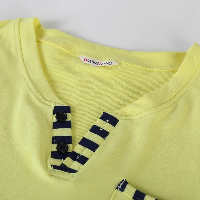 Muška kućna odjeća za slobodno vrijeme Muške seksi pamučne uske noćne majice kratkih rukava Majice za spavanje Marka WJ