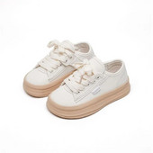 Vaikiški odiniai laisvalaikio batai Madingi berniukų mergaičių sportbačiai vienspalviai vaikiški sportiniai batai