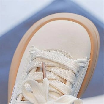 Παιδικά δερμάτινα casual παπούτσι Fashion Boy girl Sneakers μονόχρωμο Παιδικό αθλητικό παπούτσι