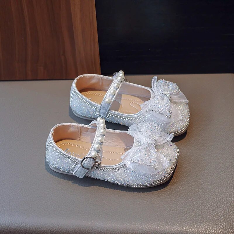 Jesen Nove dječje cipele Svjetlucave kožne cipele za djevojčice princeze Dječje plesne ležerne haljine za malu djecu Cipele za nastup Mary Jane