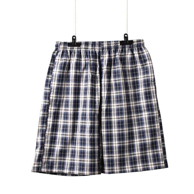 Muško donje rublje Boksačice Ležerne pamučne donjice za spavanje Karirane široke kućne odjeće Muške hlače sa strelicama Prozračne muške kratke hlače za spavanje