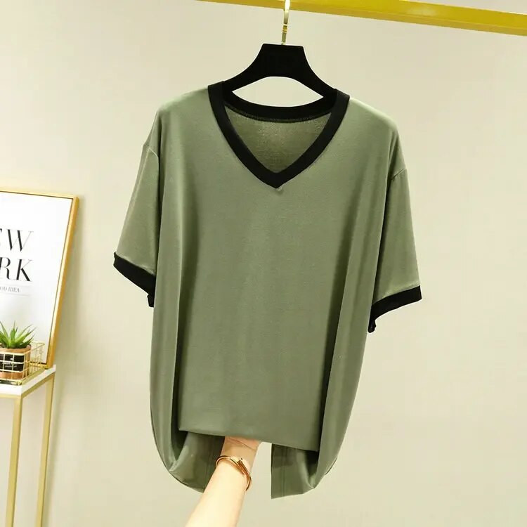 Modalna pamučna pidžama za spavanje, muška majica kratkih rukava, ljetna, tanka, prekomjerna široka muška majica za spavanje