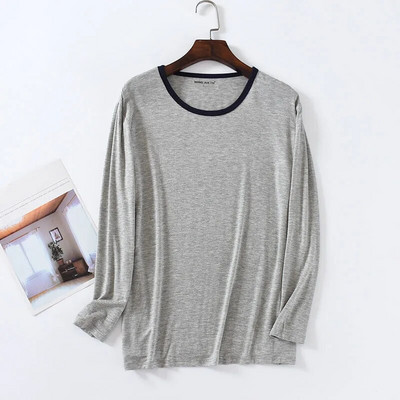 Majica dugih rukava proljeće jesen muške modalne majice za spavanje donji dio majice s kratkim rukavima tanke široke pidžame kućna odjeća majice