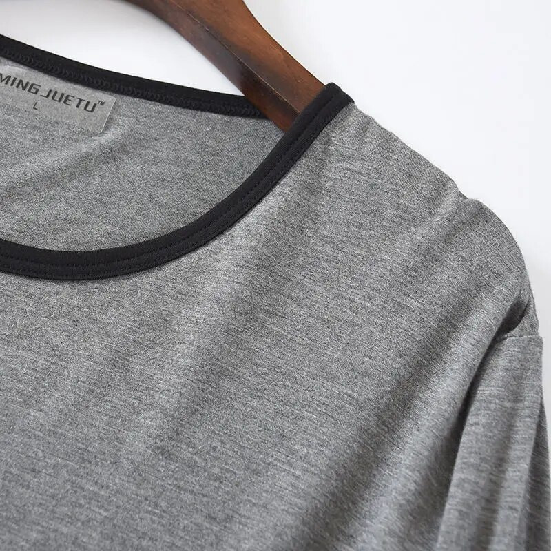 Majica dugih rukava proljeće jesen muške modalne majice za spavanje donji dio majice s kratkim rukavima tanke široke pidžame kućna odjeća majice