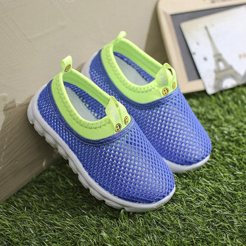 Διχτυωτό αναπνεύσιμο Παιδικά παπούτσια Άνοιξη Καλοκαίρι Αγόρια Κοριτσίστικα Αθλητικά Παπούτσια Μόδα για τρέξιμο Αθλητικά παπούτσια Slip On Παιδικά Casual παπούτσια CSH1349