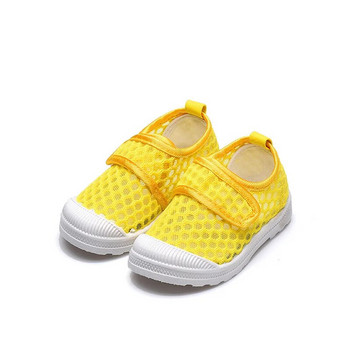 Цветни бонбони Летни дишащи въздушни мрежести детски обувки Плат с единична мрежа Детски спортни обувки Ежедневни обувки за момчета Маратонки за момичета 26-36