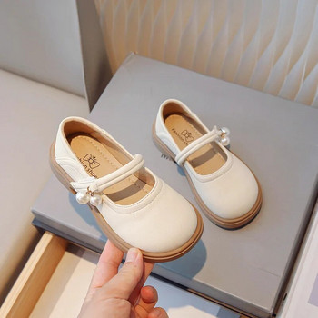 Παιδικά μαύρα παπούτσια Mary Jane Κορεατικά παπούτσια για κορίτσια Pearl Casual Παπούτσια Μόδα αναπνεύσιμα Άνετα Παιδικά Princess Μονά παπούτσια