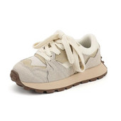 Dječja ležerna sportska obuća Dječje tenisice Natikače za dječake Dječji klasični dizajn brenda Debele tenisice Djevojčice Bijele