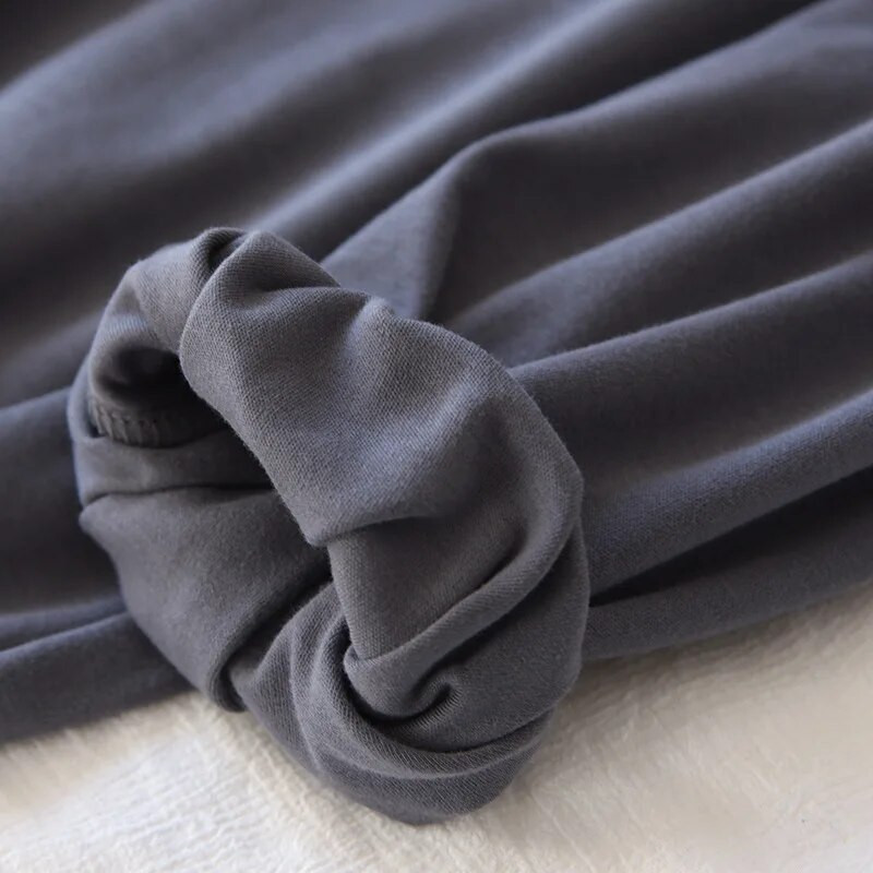 Pijamale subțiri din bumbac pur pentru bărbați, de primăvară și toamnă, pantaloni simpli pentru acasă plus îngrășământ plus pantaloni grăsimi casual pantaloni acasă pentru somn