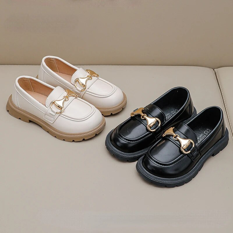 Nove modne crne školske cipele za djevojčice Svestrane neklizajuće mokasine princeze Dječje kožne cipele Jesen 2023. Dječje cipele Mary Jane