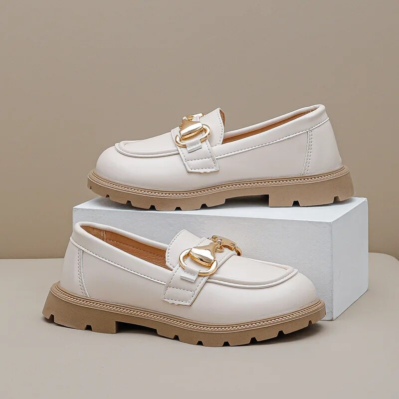 Nove modne crne školske cipele za djevojčice Svestrane neklizajuće mokasine princeze Dječje kožne cipele Jesen 2023. Dječje cipele Mary Jane