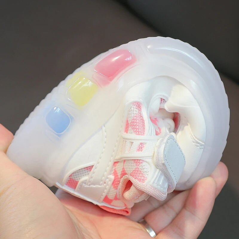 Jauni bērnu apavi meiteņu kedas ikdienišķas krāsainas baltas bērnu kedas 4 līdz 12 gadiem Modes sporta tenisa apavi meitenēm