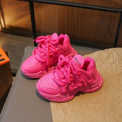 Dječja sportska obuća za malu djecu, prozračna moda, dječje ležerne tenisice, svestrane dječje tenisice, jednobojne, veličine 21-36