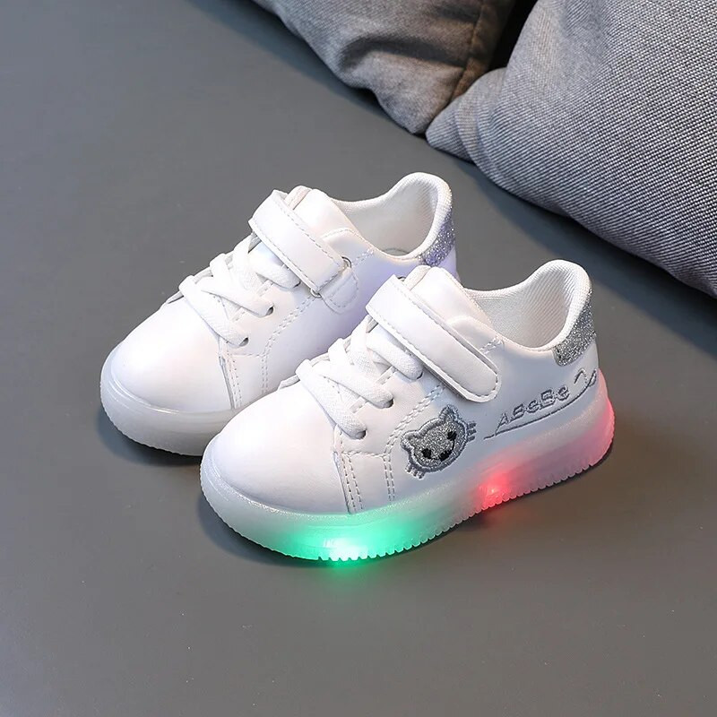 Dječje svjetleće tenisice Ležerne cipele s LED diodama za malu djecu, modne, udobne, mekani potplati, dječje cipele, obuća za sportove na otvorenom