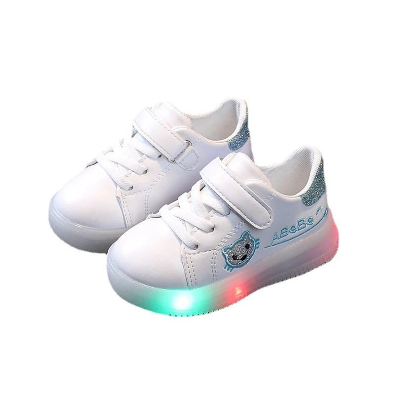 Dječje svjetleće tenisice Ležerne cipele s LED diodama za malu djecu, modne, udobne, mekani potplati, dječje cipele, obuća za sportove na otvorenom