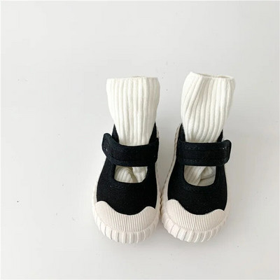 Lastejalatsid Tüdrukute kingad Lastele armsad armsad lõuendist vabaajajalatsid Mood Leopardpleed Pehmed tasapinnalised Tüdrukute Väikelapsed Tüdrukute kingad 21-32