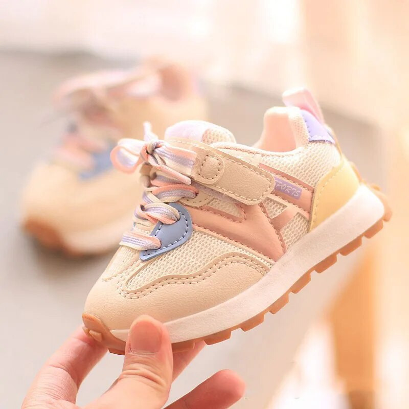 Nove tenisice za djevojčice na otvorenom, dječje, dječačke, bebe mrežaste, prozračne, ležerne cipele, dječje male cipele, proljetne jesenske ravne cipele