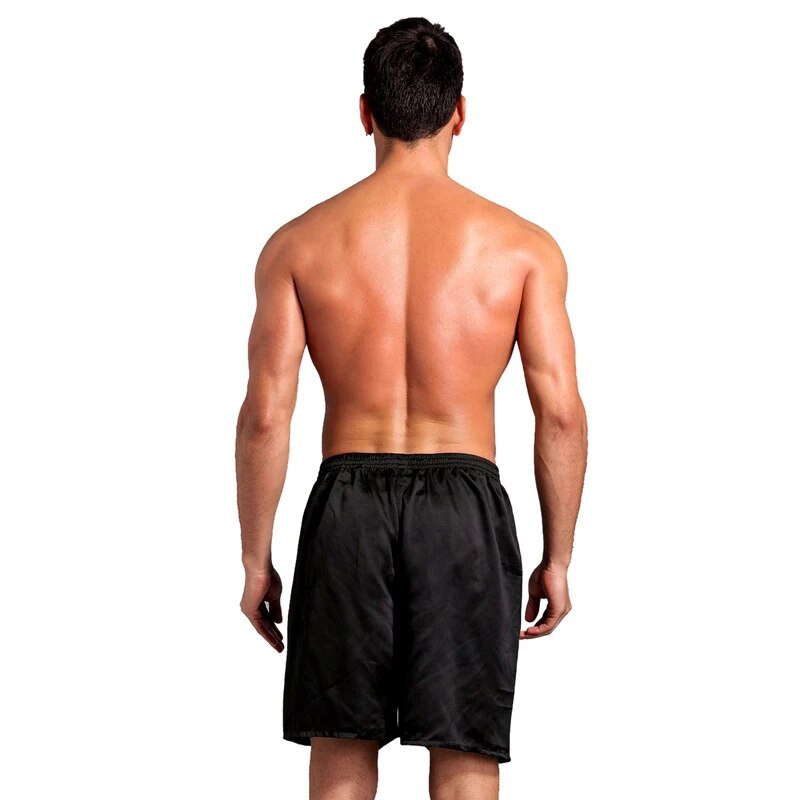 Satenske svilene kratke hlače za muškarce Ljetna široka kućna odjeća Pidžame Donji dio spavaćice Muške jednobojne tanke kratke hlače za spavanje Donje rublje