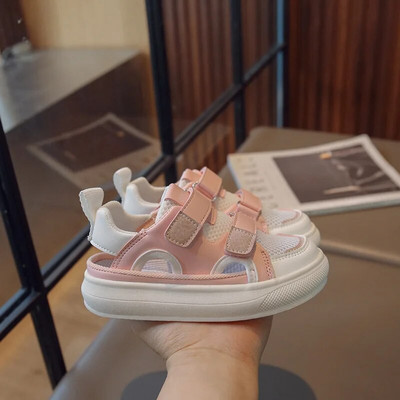 Nove ljetne dječje cipele 2023., dječje tenisice, prozračne mekane mreže, dječje tenisice, ležerne sportske sandale, cipele s platformom za djevojčice, veličine 23-36