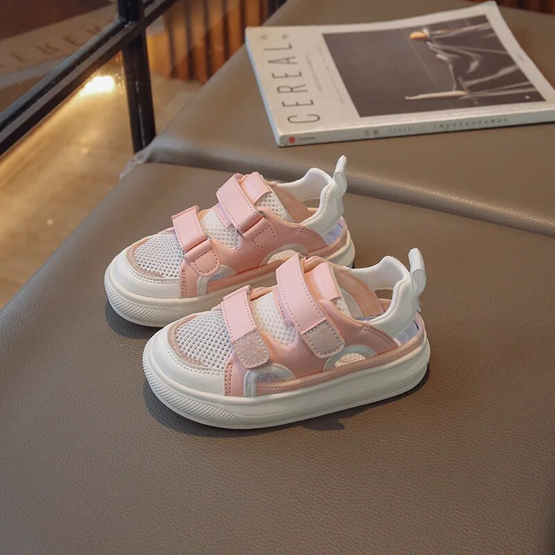 Nove ljetne dječje cipele 2023., dječje tenisice, prozračne mekane mreže, dječje tenisice, ležerne sportske sandale, cipele s platformom za djevojčice, veličine 23-36