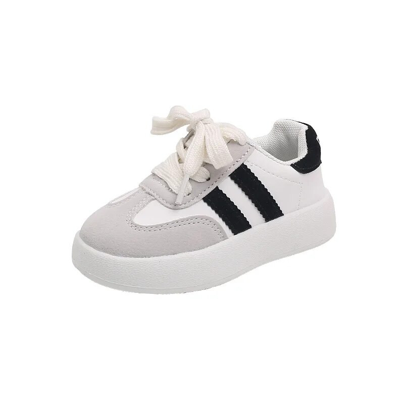 Dječje cipele za slobodno vrijeme s dvije pruge, protuklizne, djevojčice, dječaci, dječje cipele s mekim potplatom, dječje prozračne sportske tenisice