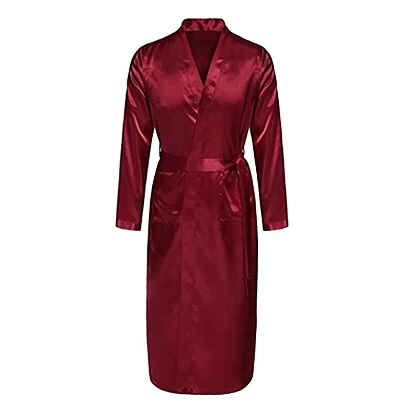 MUŠKI JEDNOKORNI TANKI LASABIRANI VELIKI RUKAVI, PROLJEĆE I JESEN, GLATKI KARDIGAN HALJINA, KUPAĆI ogrtač, velika papuča